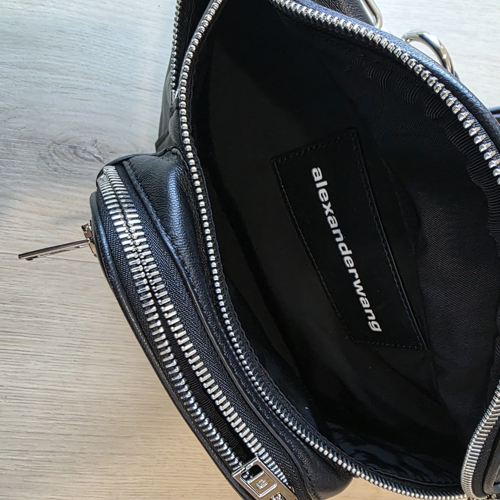Alexander Wang Black Leather Belt Bag - Picture 4 of 5